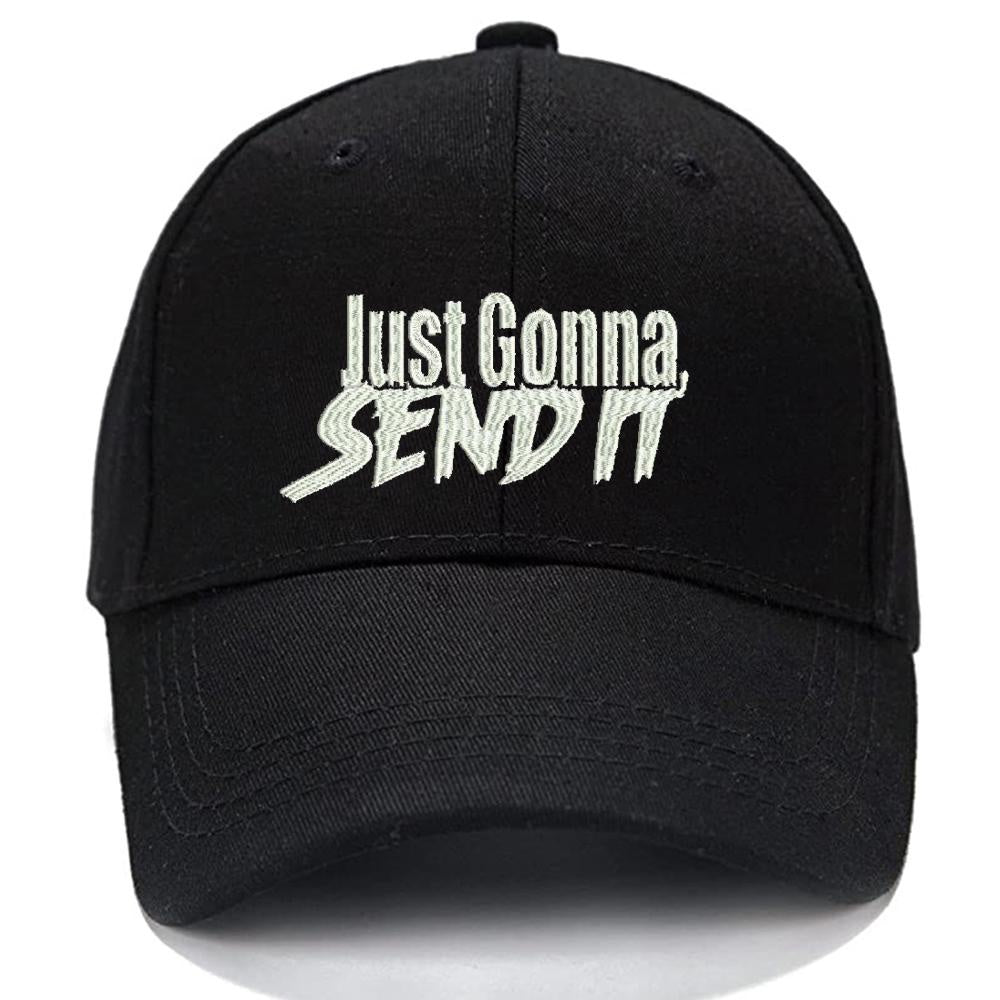 Just Gonna Send It Men Women Unisex Baseball Cap Classic Low Profile Adjustable Strapback Baseball Cap Dad-Hat