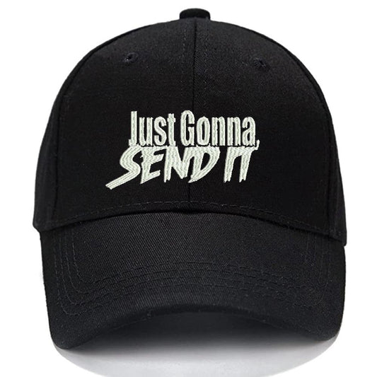 Just Gonna Send It Men Women Unisex Baseball Cap Classic Low Profile Adjustable Strapback Baseball Cap Dad-Hat