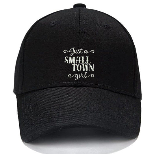 Just a small town girl Men Women Unisex Baseball Cap Classic Low Profile Adjustable Strapback Baseball Cap Dad-Hat