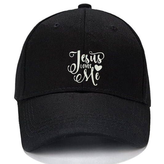 Jesus Loves Me Men Women Unisex Baseball Cap Classic Low Profile Adjustable Strapback Baseball Cap Dad-Hat
