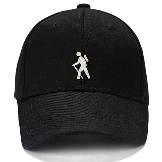 HIKER Men Women Unisex Baseball Cap Classic Low Profile Adjustable Strapback Baseball Cap Dad-Hat