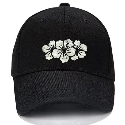 Hibiscus Flower Men Women Unisex Baseball Cap Classic Low Profile Adjustable Strapback Baseball Cap Dad-Hat