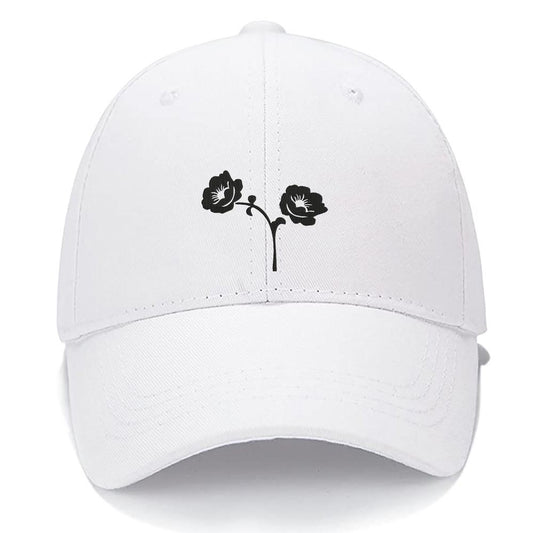 Two Rose Men Women Unisex Baseball Cap Classic Low Profile Adjustable Strapback Baseball Cap Dad-Hat