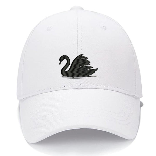 Swan Men Women Unisex Baseball Cap Classic Low Profile Adjustable Strapback Baseball Cap Dad-Hat