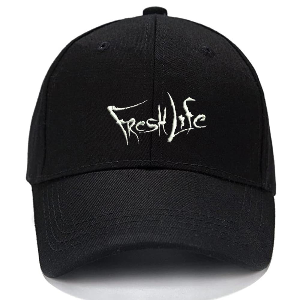Fresh Life Fishing Boating Men Women Unisex Baseball Cap Classic Low Profile Adjustable Strapback Baseball Cap Dad-Hat