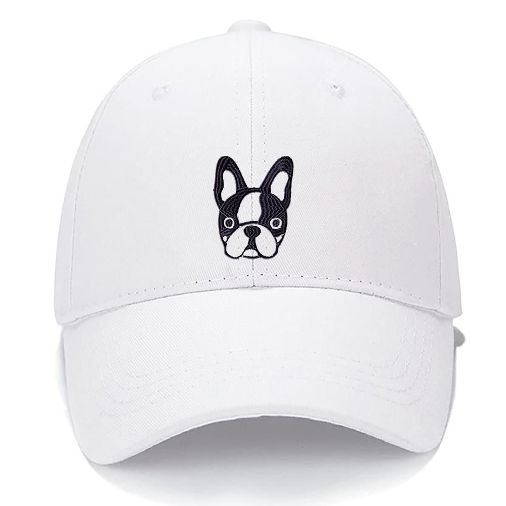 French Bulldog Men Women Unisex Baseball Cap Classic Low Profile Adjustable Strapback Baseball Cap Dad-Hat