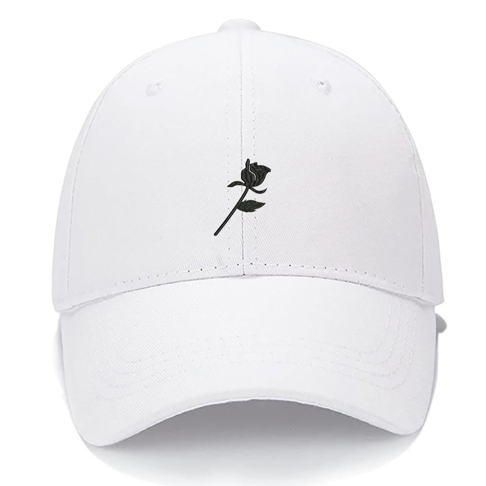 Rose Men Women Unisex Baseball Cap Classic Low Profile Adjustable Strapback Baseball Cap Dad-Hat