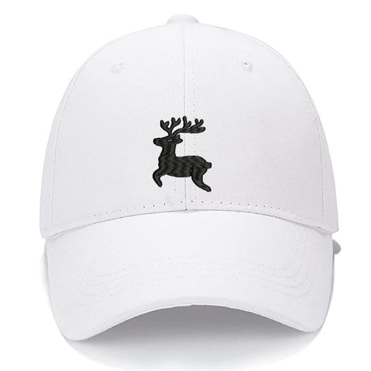 Reindeer Men Women Unisex Baseball Cap Classic Low Profile Adjustable Strapback Baseball Cap Dad-Hat