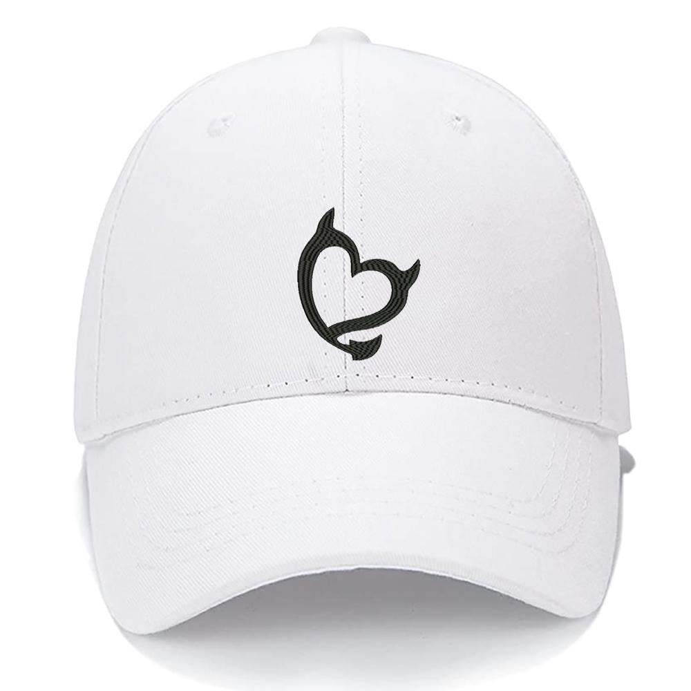 Devil Heart Men Women Unisex Baseball Cap Classic Low Profile Adjustable Strapback Baseball Cap Dad-Hat