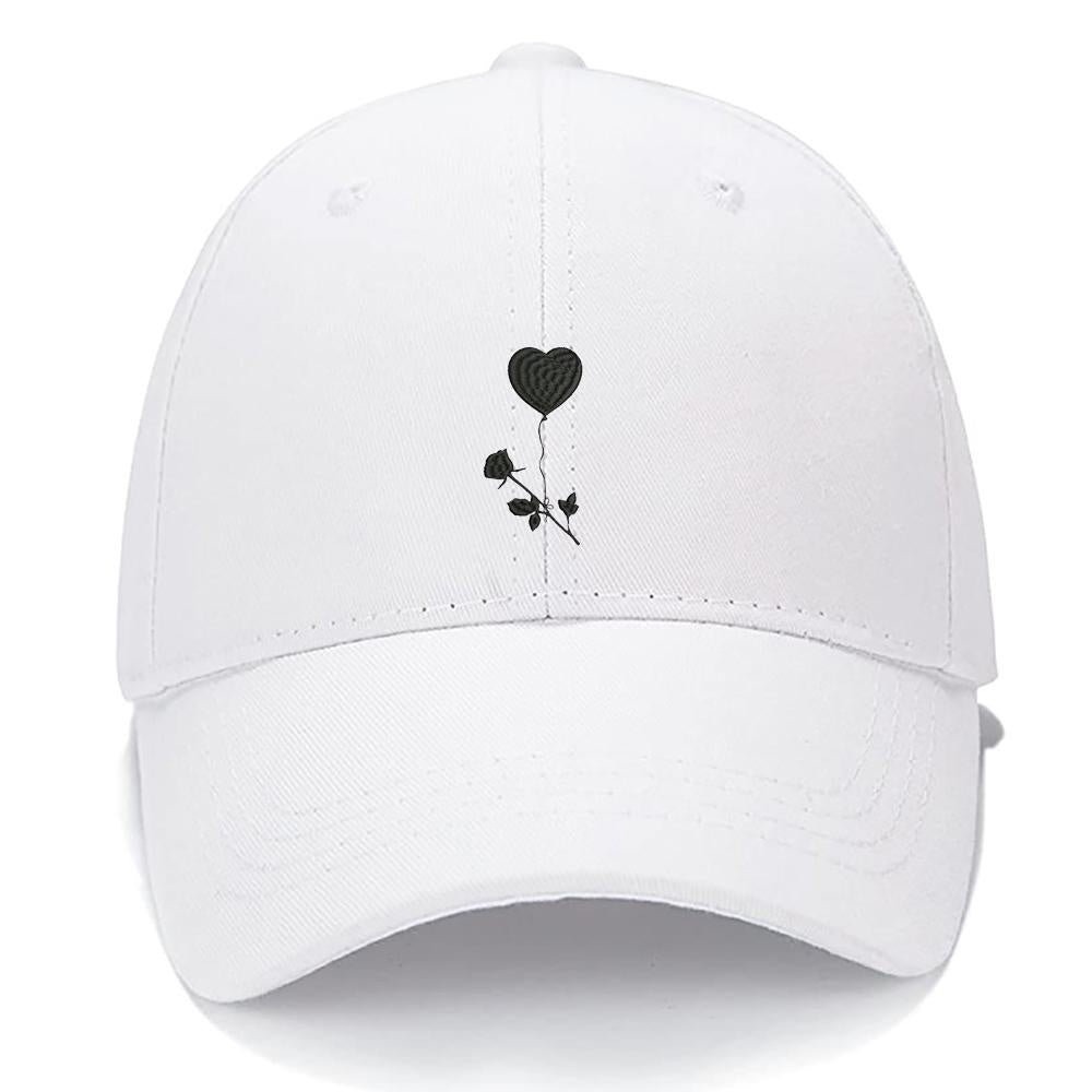 Love Balloon Men Women Unisex Baseball Cap Classic Low Profile Adjustable Strapback Baseball Cap Dad-Hat
