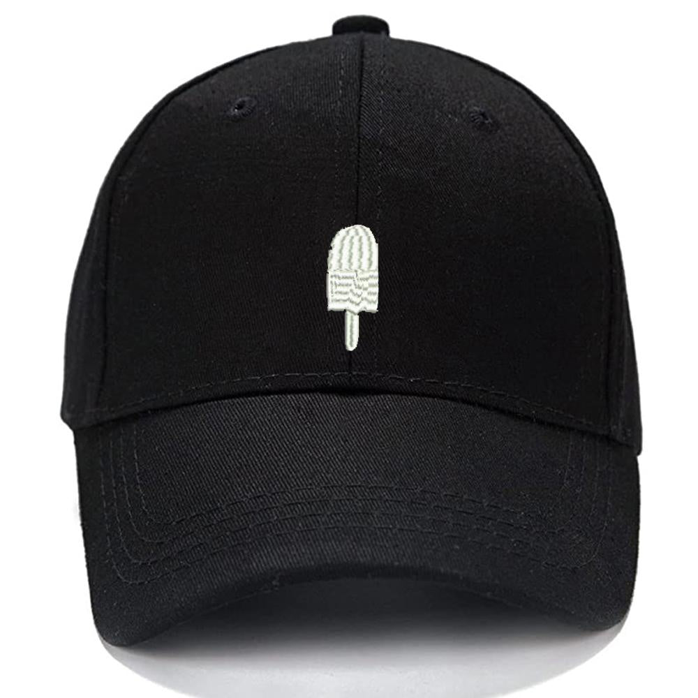 Ice Cream 2 Women Unisex Baseball Cap Classic Low Profile Adjustable Strapback Baseball Cap Dad-Hat