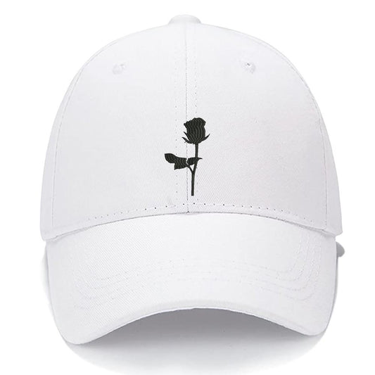 I LOVE Rose Men Women Unisex Baseball Cap Classic Low Profile Adjustable Strapback Baseball Cap Dad-Hat