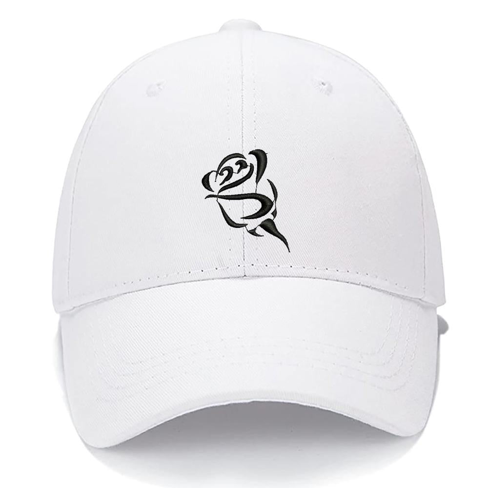 I LOVE Rose Men Women Unisex Baseball Cap Classic Low Profile Adjustable Strapback Baseball Cap Dad-Hat