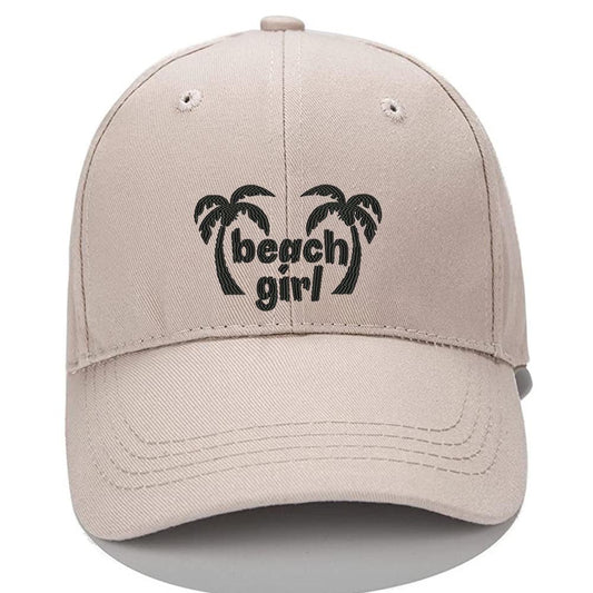 Beach Girl Men Women Unisex Baseball Cap Classic Low Profile Adjustable Strapback Baseball Cap Dad-Hat