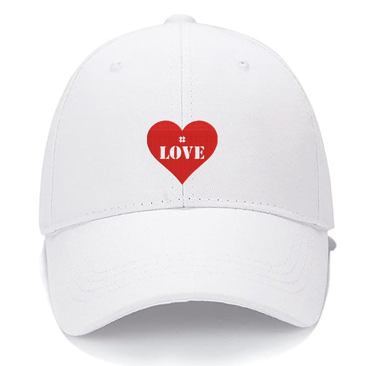 LOVE Men Women Unisex Baseball Cap Classic Low Profile Adjustable Strapback Baseball Cap Dad-Hat