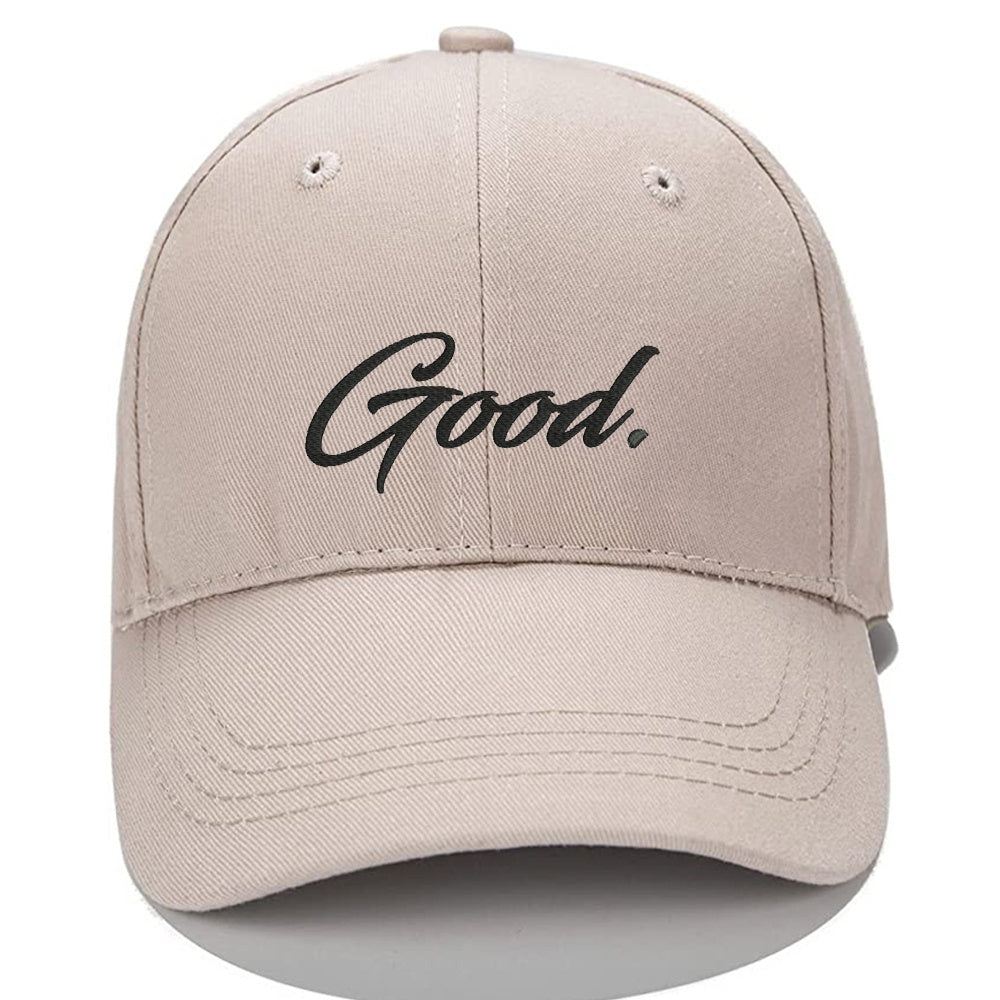 GOOD5 Men Women Unisex Baseball Cap Classic Low Profile Adjustable Strapback Baseball Cap Dad-Hat Khaki
