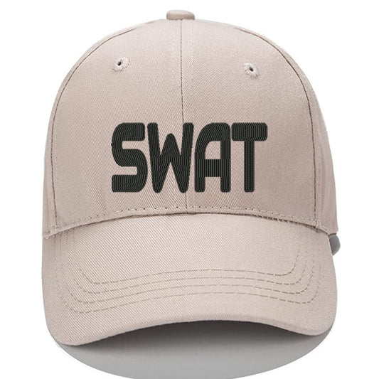 SWAT Letters Men Women Unisex Baseball Cap Classic Low Profile Adjustable Strapback Baseball Cap Dad-Hat