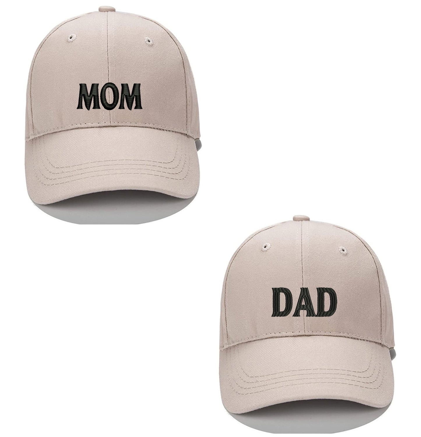 DAD MOM Letters Men Women Unisex Baseball Cap Classic Low Profile Adjustable Strapback Baseball Cap Dad-Hat