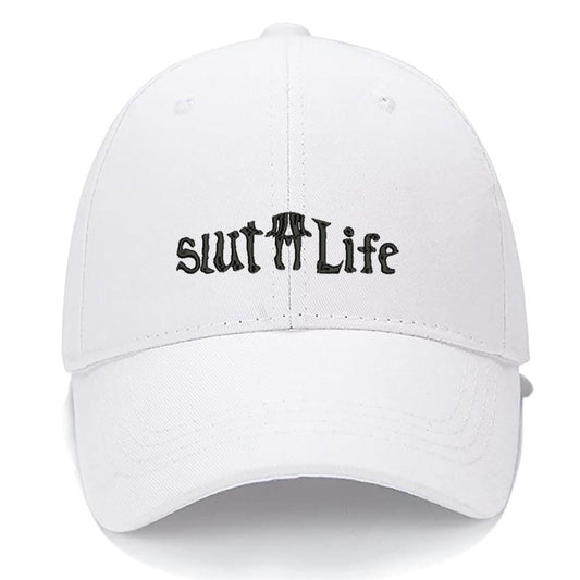 Slut Life Girl Men Women Unisex Baseball Cap Classic Low Profile Adjustable Strapback Baseball Cap Dad-Hat