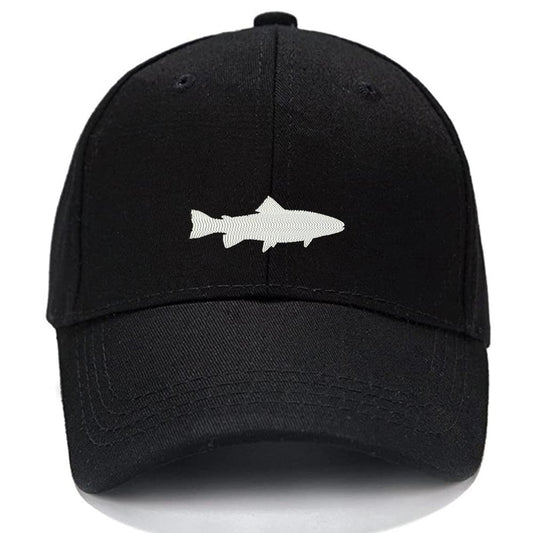 Salmon fish fishing fisherman Men Women Unisex Baseball Cap Classic Low Profile Adjustable Strapback Baseball Cap Dad-Hat