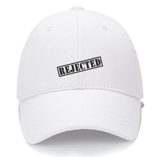 Rejected Men Women Unisex Baseball Cap Classic Low Profile Adjustable Strapback Baseball Cap Dad-Hat