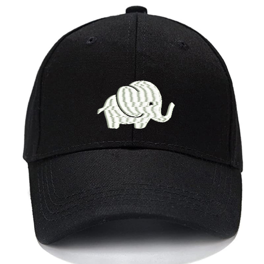 Elephant Men Women Unisex Baseball Cap Classic Low Profile Adjustable Strapback Baseball Cap Dad-Hat