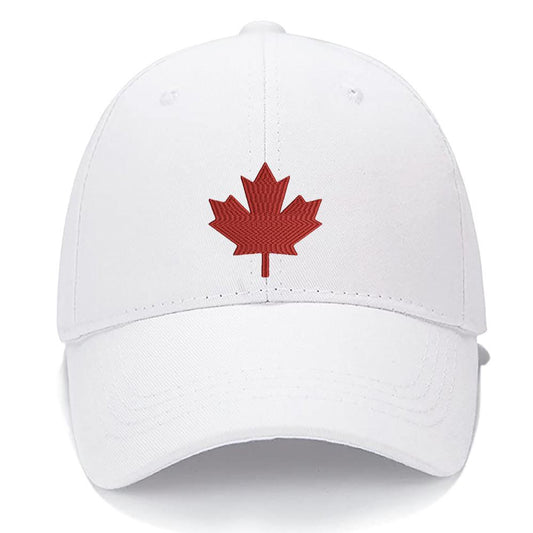 Red Maple Leaf Canada Men Women Unisex Baseball Cap Classic Low Profile Adjustable Strapback Baseball Cap Dad-Hat