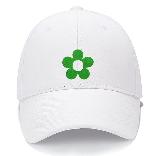 Hippie Flower Peace LOGO Men Women Unisex Baseball Cap Classic Low Profile Adjustable Strapback Baseball Cap Dad-Hat