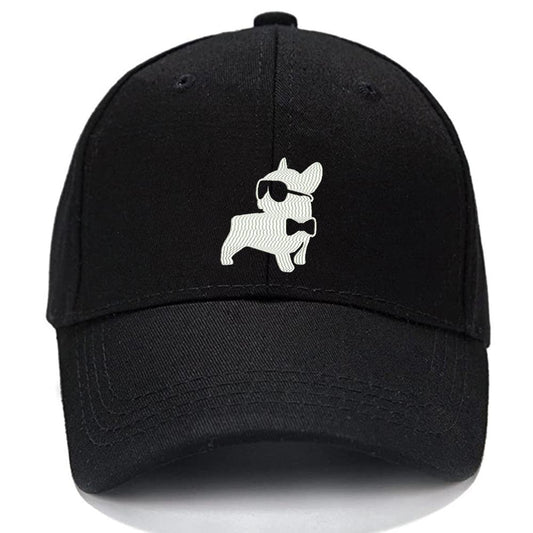 Fancy French Bull Dog Men Women Unisex Baseball Cap Classic Low Profile Adjustable Strapback Baseball Cap Dad-Hat