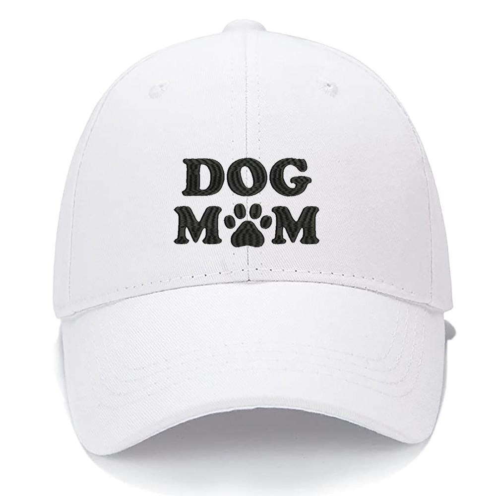 Dog Mom Men Women Unisex Baseball Cap Classic Low Profile Adjustable Strapback Baseball Cap Dad-Hat