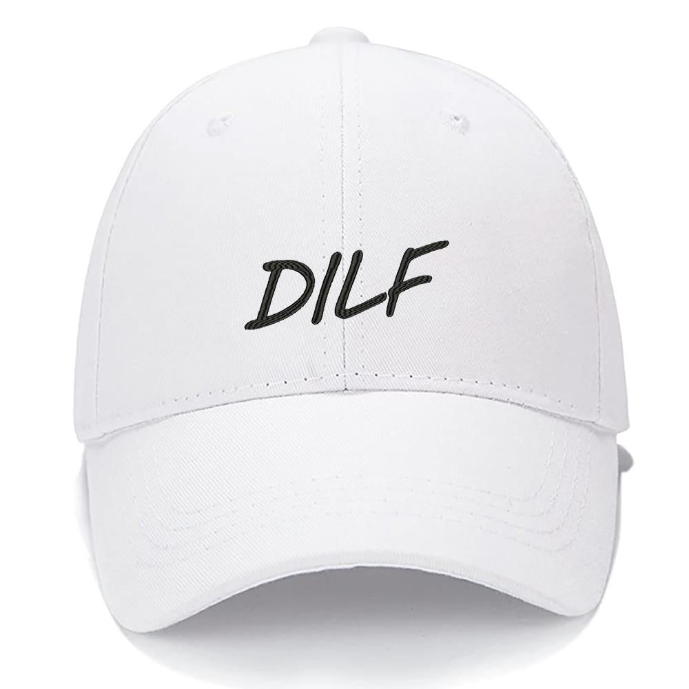DILF Daddy I'd Like To Men Women Unisex Baseball Cap Classic Low Profile Adjustable Strapback Baseball Cap Dad-Hat