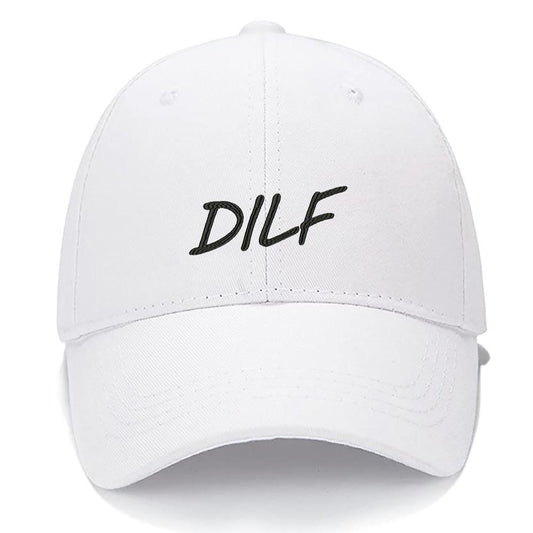 DILF Daddy I'd Like To Men Women Unisex Baseball Cap Classic Low Profile Adjustable Strapback Baseball Cap Dad-Hat