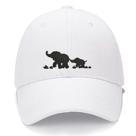 ELEPHANTS MAMA BABY Men Women Unisex Baseball Cap Classic Low Profile Adjustable Strapback Baseball Cap Dad-Hat