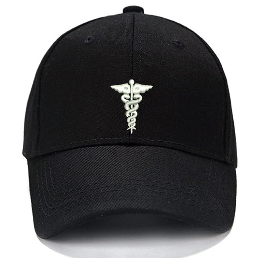Caduceus Nurse Men Women Unisex Baseball Cap Classic Low Profile Adjustable Strapback Baseball Cap Dad-Hat