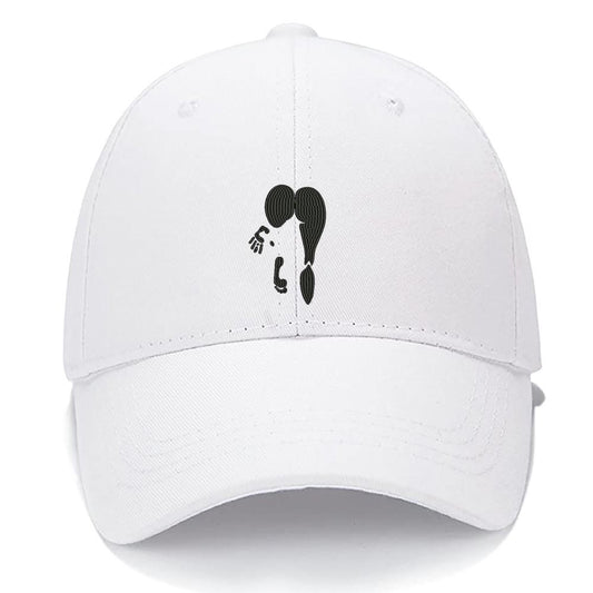 Body Painting Booty A$$ Men Women Unisex Baseball Cap Classic Low Profile Adjustable Strapback Baseball Cap Dad-Hat