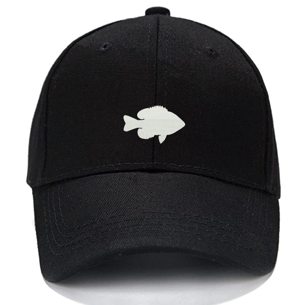 Bluegill fish fishing fisherman Men Women Unisex Baseball Cap Classic Low Profile Adjustable Strapback Baseball Cap Dad-Hat