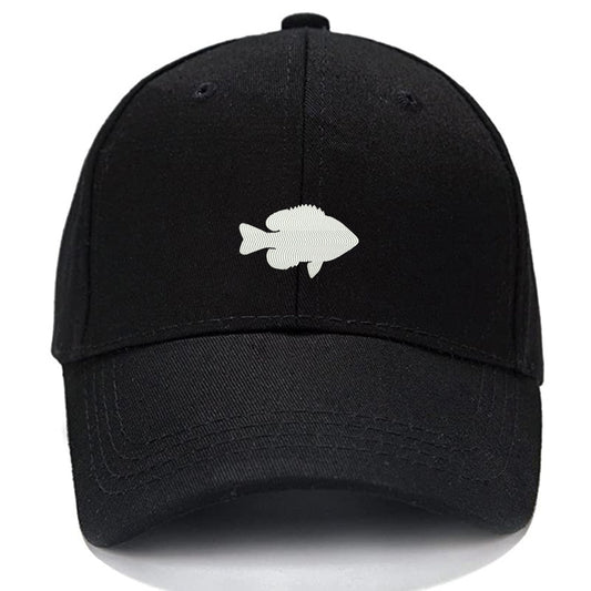 Bluegill fish fishing fisherman Men Women Unisex Baseball Cap Classic Low Profile Adjustable Strapback Baseball Cap Dad-Hat
