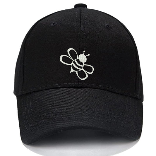 Bee Men Women Unisex Baseball Cap Classic Low Profile Adjustable Strapback Baseball Cap Dad-Hat