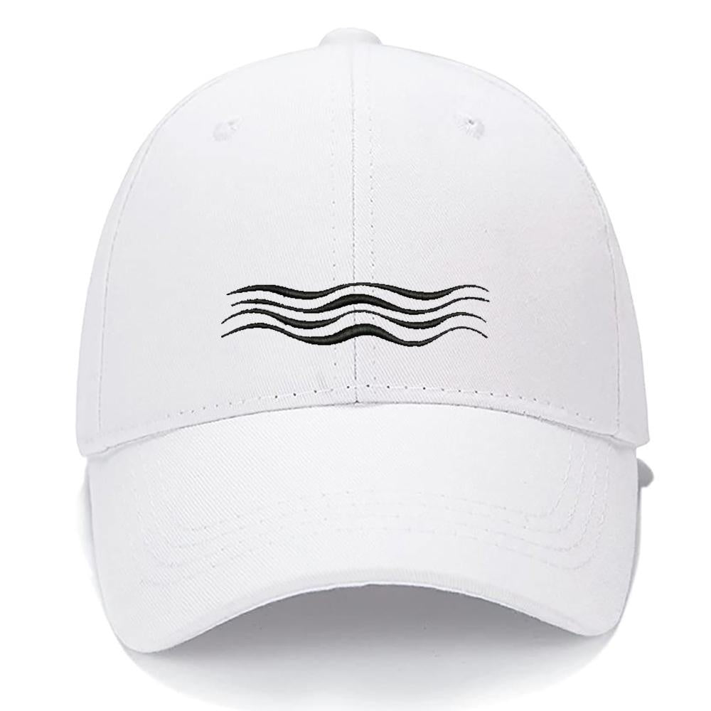 Sea Wave Men Women Unisex Baseball Cap Classic Low Profile Adjustable Strapback Baseball Cap Dad-Hat (8)