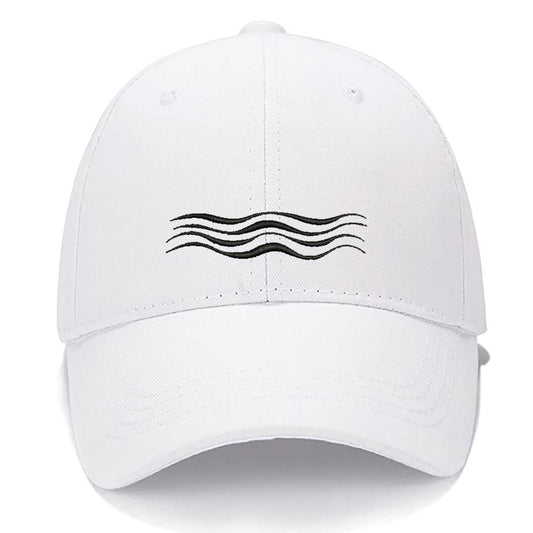 Sea Wave Men Women Unisex Baseball Cap Classic Low Profile Adjustable Strapback Baseball Cap Dad-Hat (8)