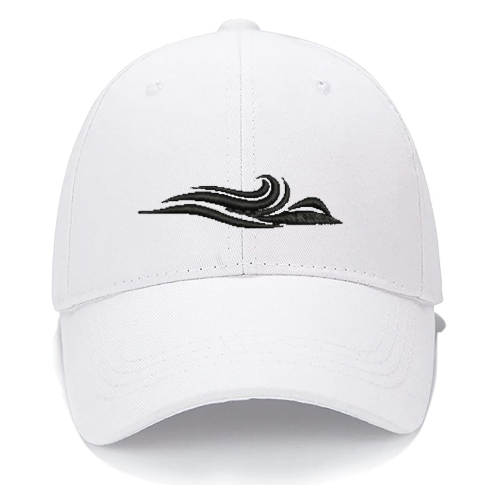 Sea Wave Men Women Unisex Baseball Cap Classic Low Profile Adjustable Strapback Baseball Cap Dad-Hat