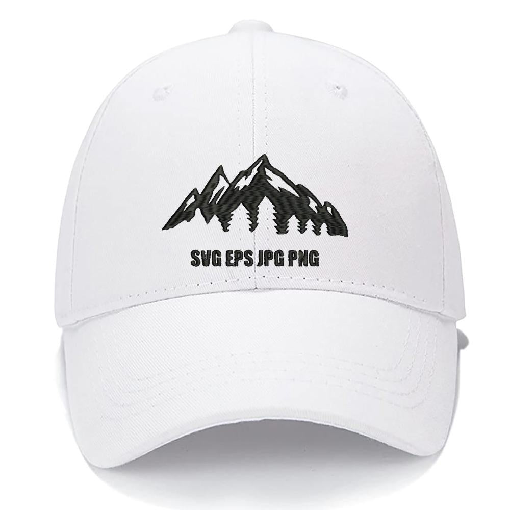 Mountains Men Women Unisex Baseball Cap Classic Low Profile Adjustable Strapback Baseball Cap Dad-Hat
