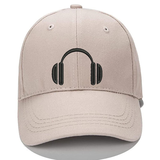 Earphone Men Women Unisex Baseball Cap Classic Low Profile Adjustable Strapback Baseball Cap Dad-Hat