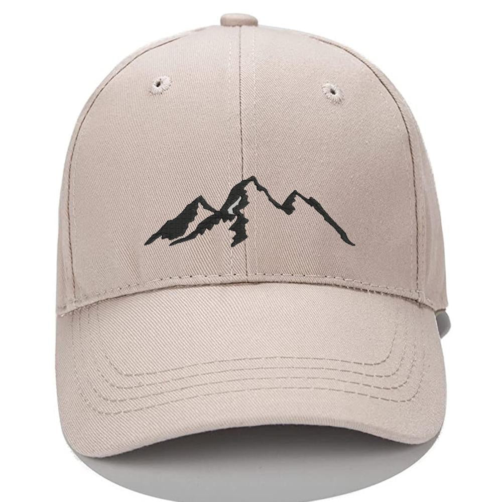 Mountains Men Women Unisex Baseball Cap Classic Low Profile Adjustable Strapback Baseball Cap Dad-Hat