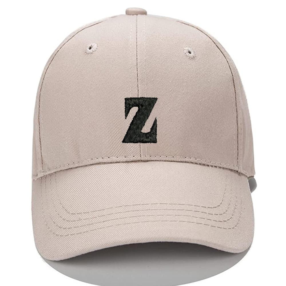 Lucky Letters Z Men Women Unisex Baseball Cap Classic Low Profile Adjustable Strapback Baseball Cap Dad-Hat