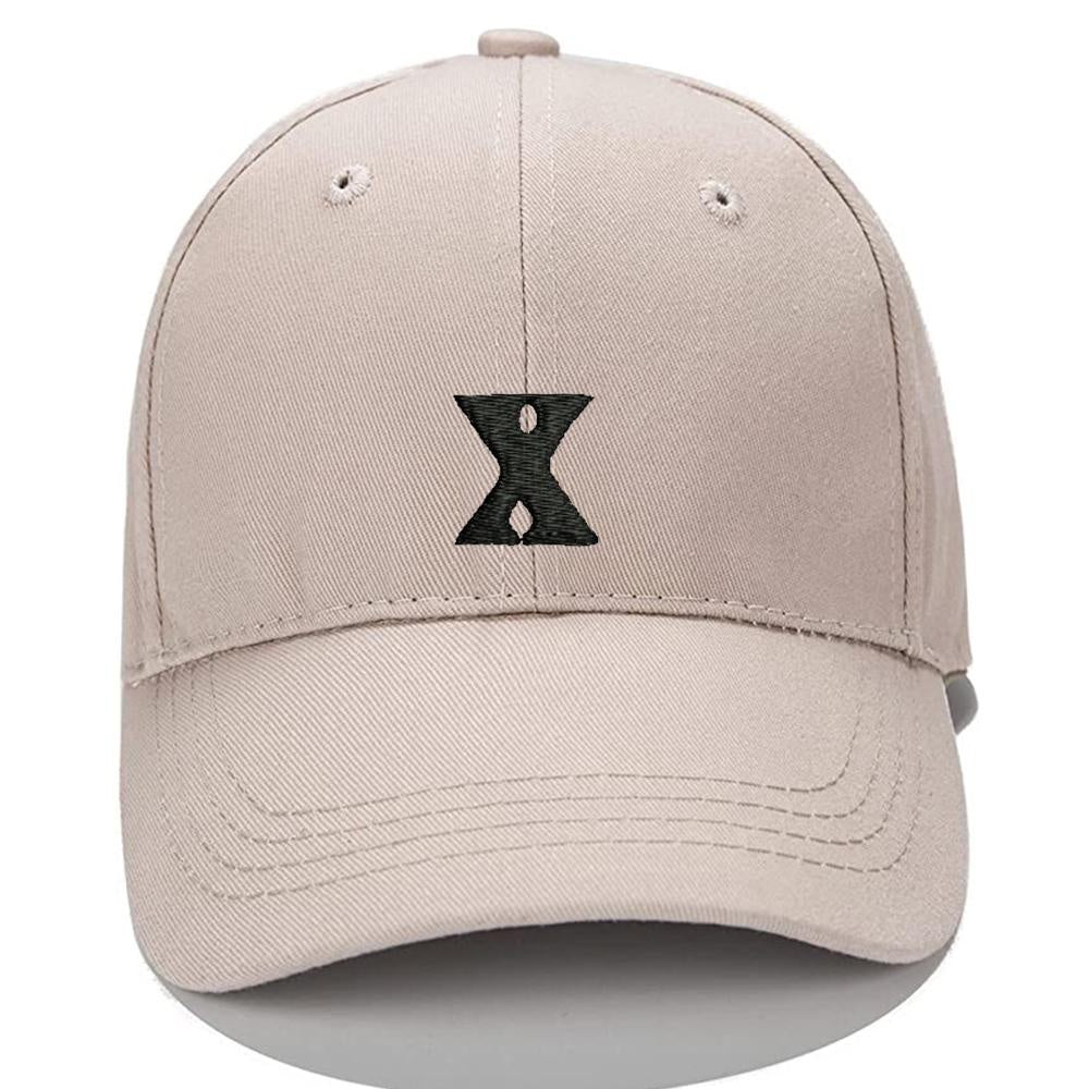 Lucky Letters X Men Women Unisex Baseball Cap Classic Low Profile Adjustable Strapback Baseball Cap Dad-Hat