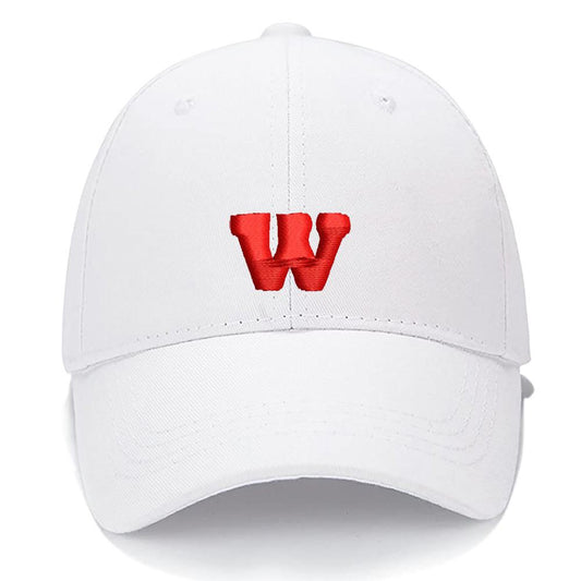 Lucky Letters W Men Women Unisex Baseball Cap Classic Low Profile Adjustable Strapback Baseball Cap Dad-Hat