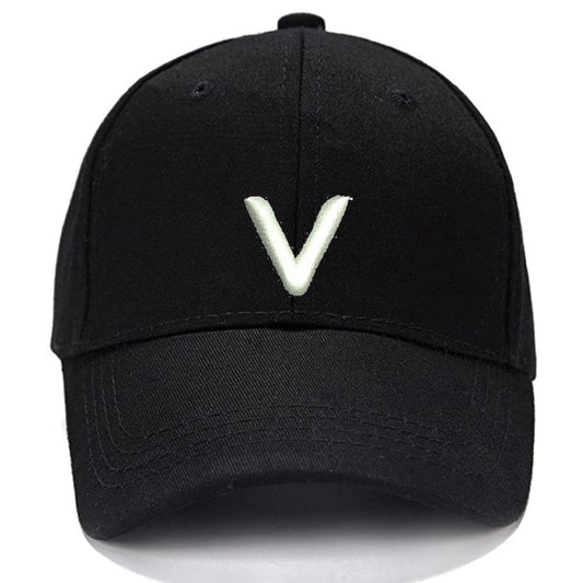 Lucky Letters V-2 Men Women Unisex Baseball Cap Classic Low Profile Adjustable Strapback Baseball Cap Dad-Hat