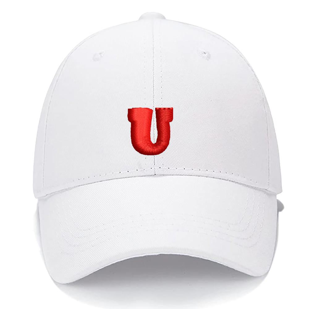 Lucky Letters U Men Women Unisex Baseball Cap Classic Low Profile Adjustable Strapback Baseball Cap Dad-Hat