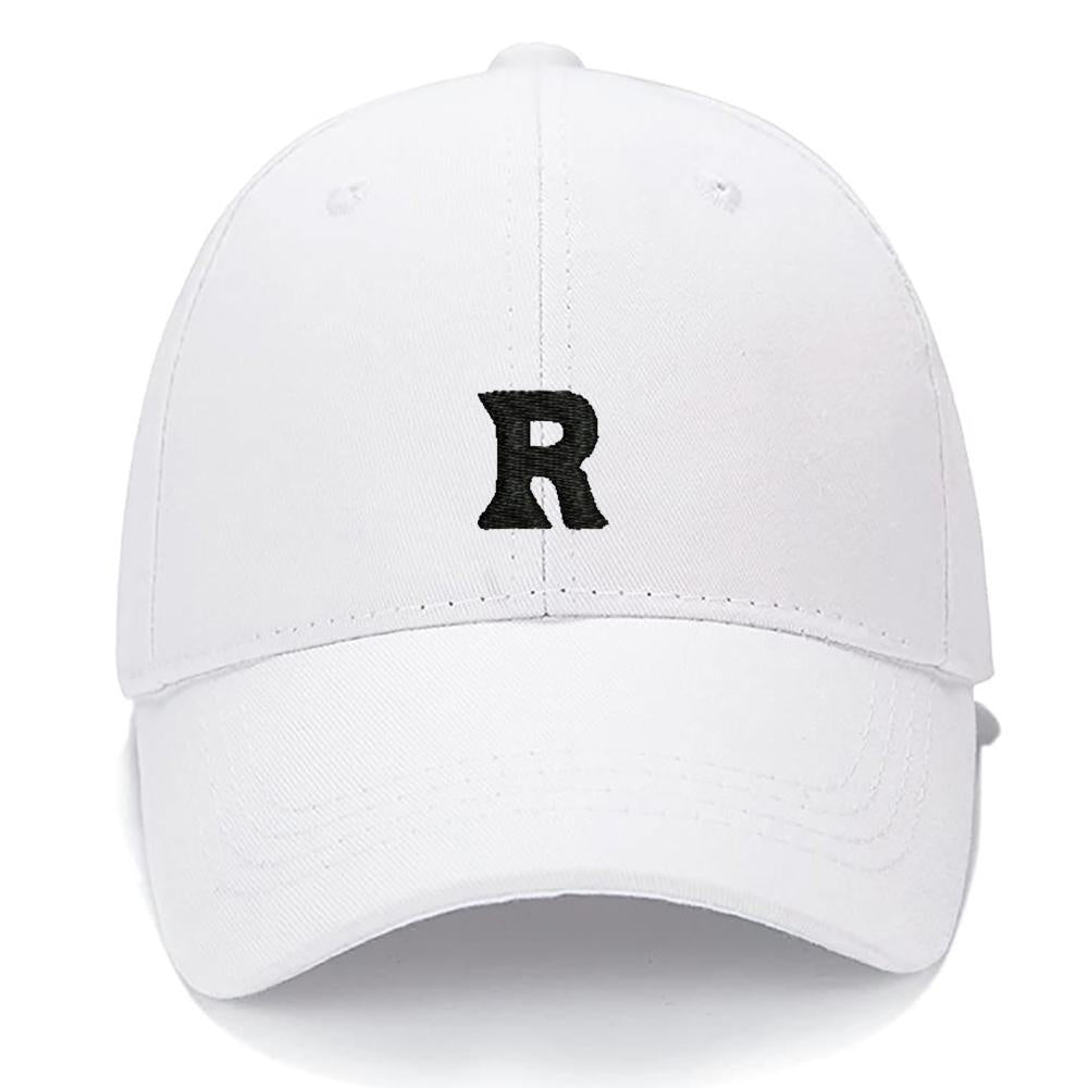 Lucky Letters R Men Women Unisex Baseball Cap Classic Low Profile Adjustable Strapback Baseball Cap Dad-Hat